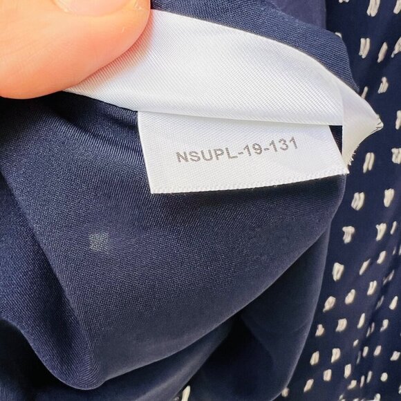 MM Lafleur Samantha wrap dress , Blue dots prints, Plus size 3 - Picture 11 of 12